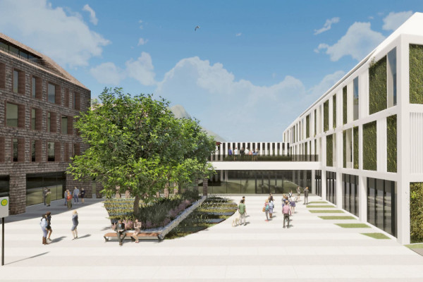 Ein Campus f&uuml;r Forschung, Bildung und Pflege