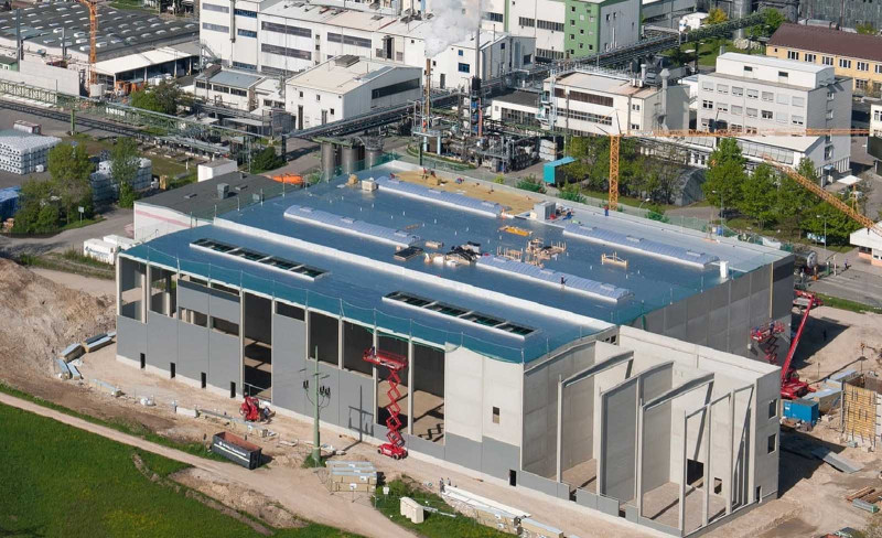 AlzChem Logistik im Bau
