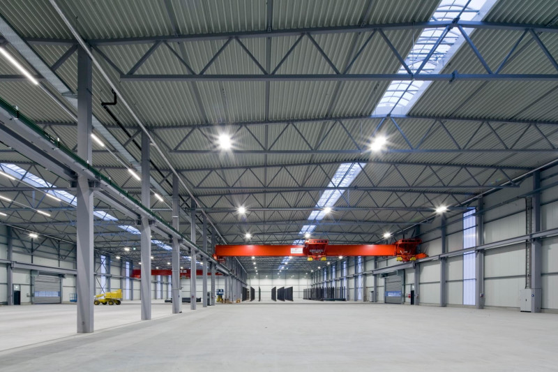 8.000 m&sup2; gro&szlig;e Lagerhalle
