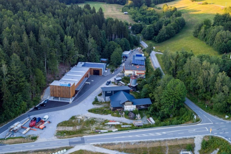Gaass Luftaufnahme Neubau