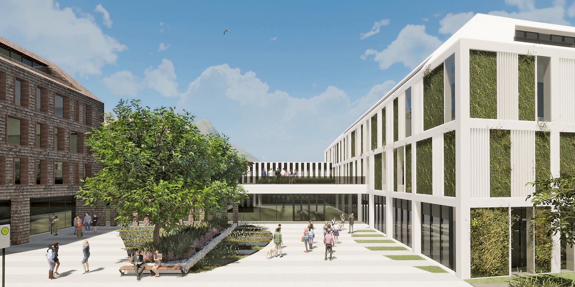 Campus Garmisch Longleif Visualisierung Hinterschwepfinger