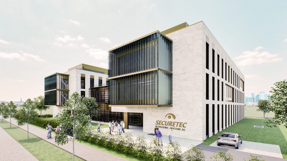 Securetec Neubiberg - Visualisierung Neubau Lilienthalstra&szlig;e