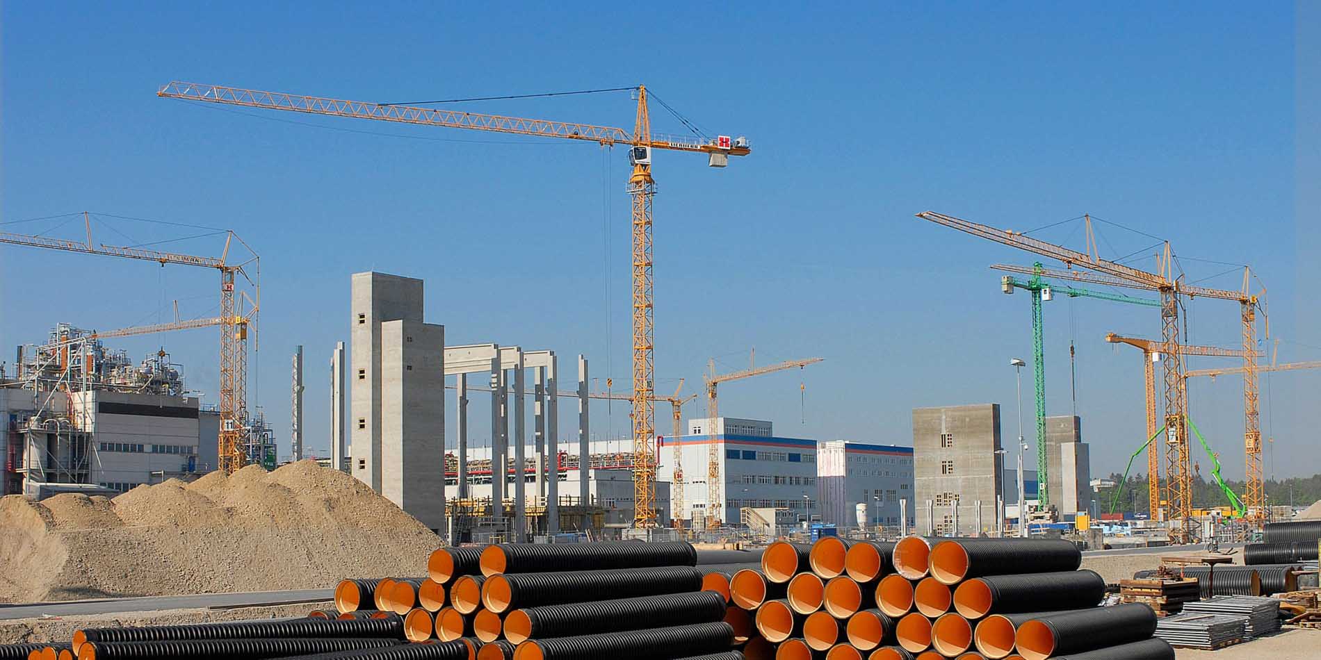 Laufende Instandhaltung, Erweiterung und Modernisierung des Standorts
