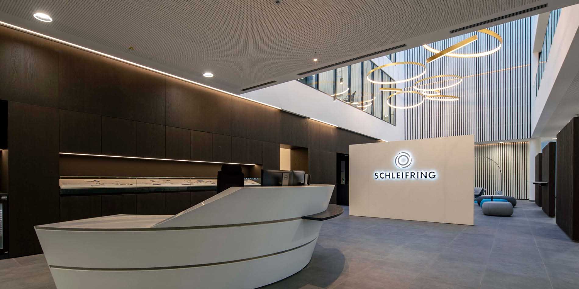 Schleifring B&uuml;rogeb&auml;ude Neubau Innenaufnahme
